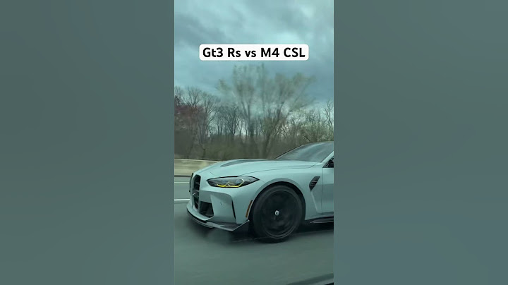 Gt3 Rs Vs M4 CSL 😧🔥