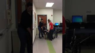 2 Person Assist: Stand Pivot Transfer