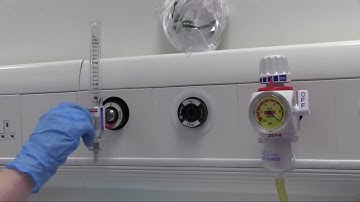 Dagelijkse test van de zuurstofstroommeter