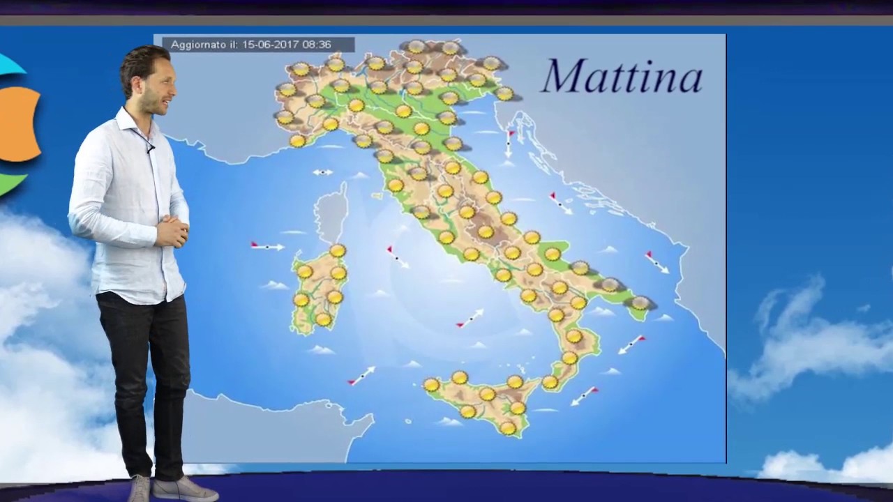 Previsioni meteo Italia 16 Giugno 2017 - YouTube
