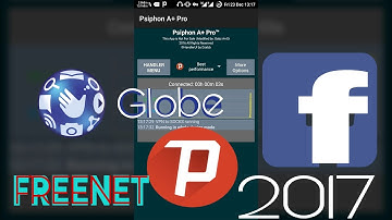 Globe FreeNet using Psiphon (Facebook proxy)