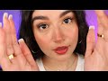 Asmr personal attention for sleep  face touching camera combing finger tracing