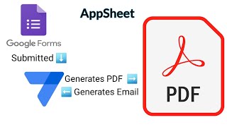 Google Forms To PDF AppSheet Generate Customize Email Full Tutorial