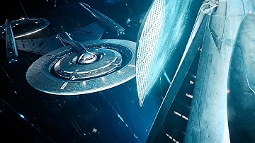 USS Discovery Arrives At Starfleet Headquarters - Star Trek Discovery 3x05