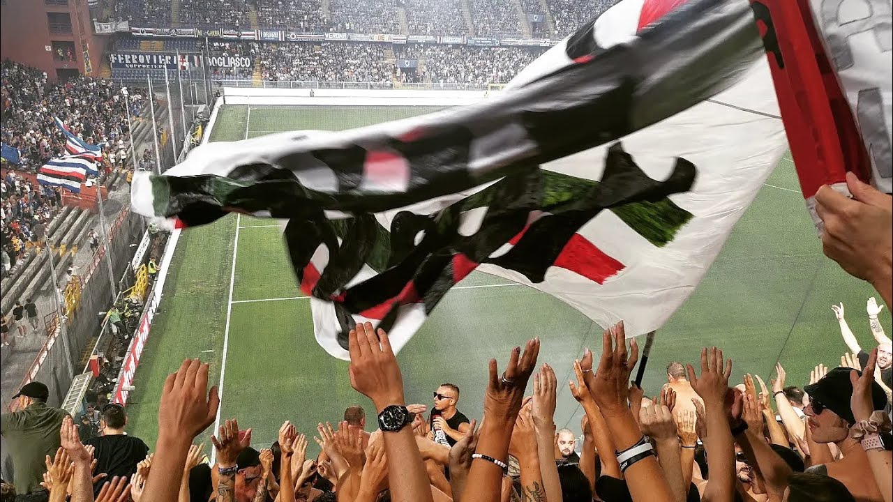 Sampdoria 00 JUVENTUS Settore ospiti Magica Juve alè, amo soltanto