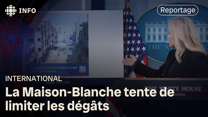 Bande de Gaza : la Maison-Blanche tempère les propos de Donald Trump