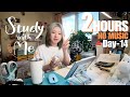 Day14🍉ビジュ整える前に、とりあえず勉強始めるよ。study with me | 2hours | no music
