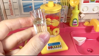 Mini kitchen Toys | Miniature cooking toys(ASMR) | 1980 Licca-chan kitchen 