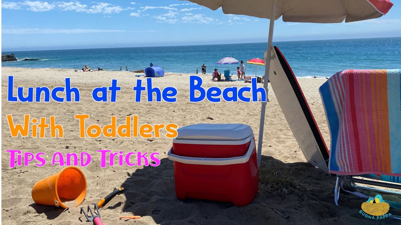 Lunch at the beach with toddlers - tricks and tips | BuonaPappa