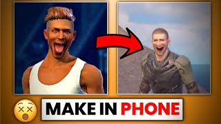 How To Make Character Funny Face In Free Fire And Pubg Bgmi 🤔 | Photo Can Sing ? screenshot 5