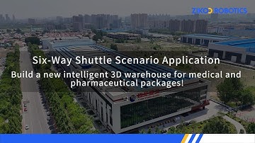 🚀 Six-Way Shuttle Build a new intelligent 3D warehouse for medical and pharmaceutical packages!