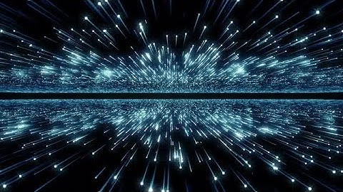 Blue Particles Perspective Stock Motion Graphics