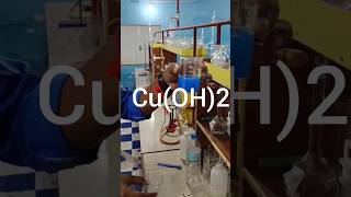Cu(OH)2 ppt formation #like #subscribe #experiements #@refugiomental6818
