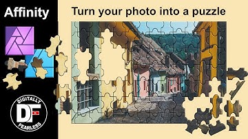 Create a puzzle from your photo, Affinity Photo tutorial, Designer
