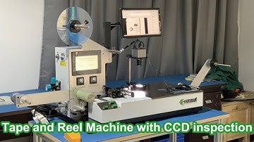 OUBEL Semi-auto SMD Taping machine,Tape and reel packing machine with CCD visual inspection function