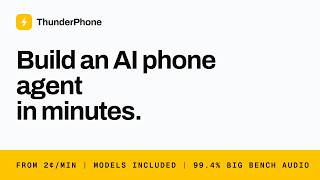 ThunderPhone v2 Demo — Build an AI Phone Agent in Minutes screenshot 4