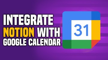 How To Integrate Notion With Google Calendar (SIMPLE!)