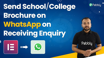 Send School/College Brochure on WhatsApp on Receiving Enquiry using WhatsApp Cloud API