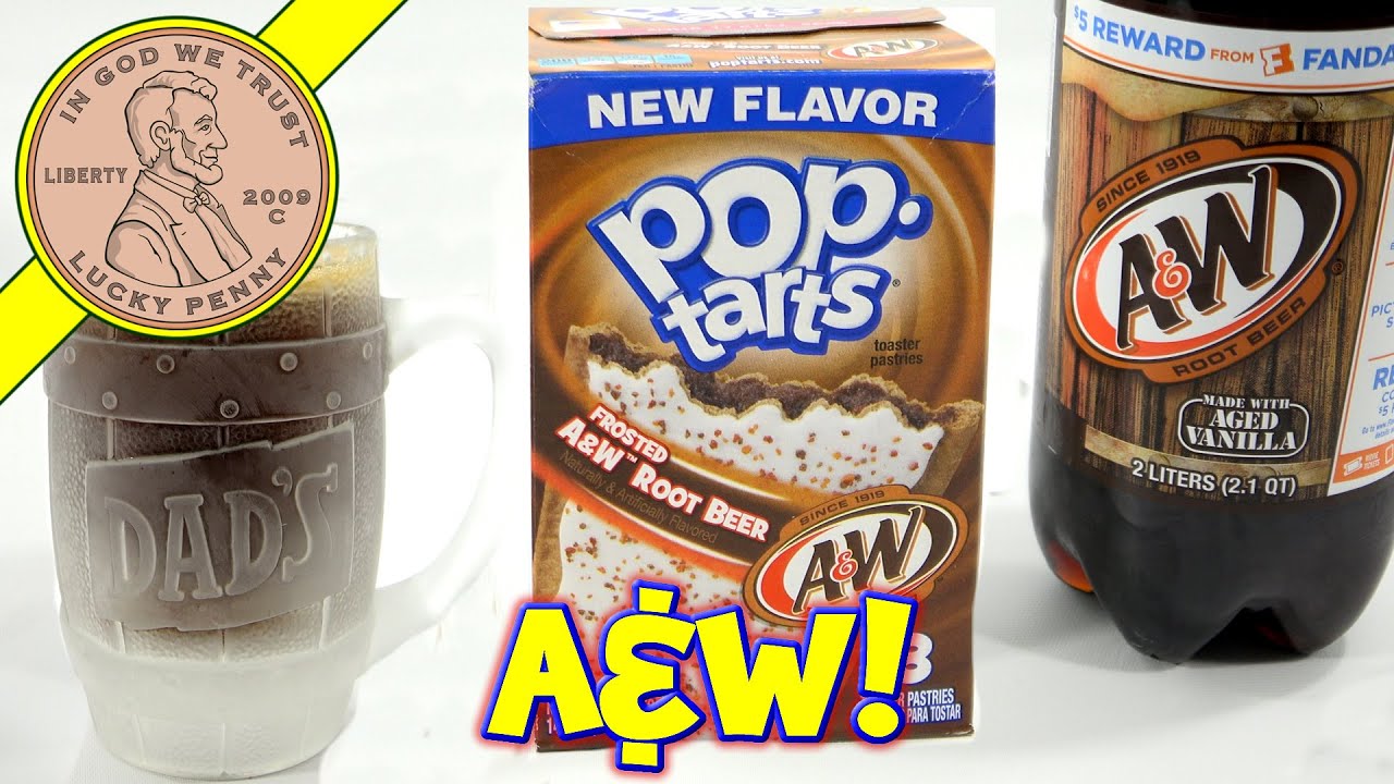 A&W Root Beer Pop Tarts & A&W Root Beer - YouTube