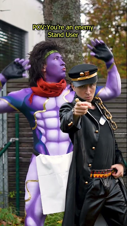 Jotaro and Star Platinum #jojosbizarreadventure #jotaro #starplatinum