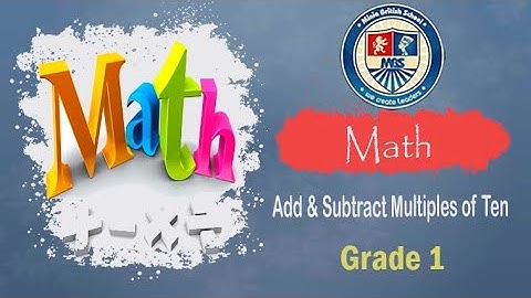 Math- Gr1- 2nd Term- Add & Subtract Multiples of Ten