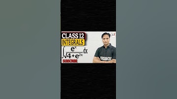 Integration of e^x upon under root (4 + e^2x ) #mathogramcbse