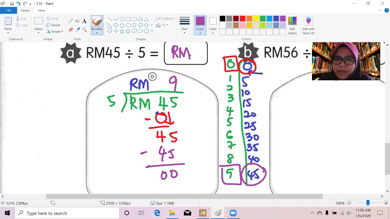 matematik tahun 2 wang