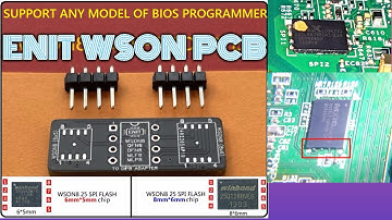 Latest generation laptop Motherboard wson flat Bios Programming