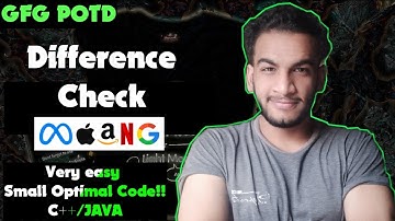 Difference Check | gfg potd | 07-08-25 | GFG Problem of the day