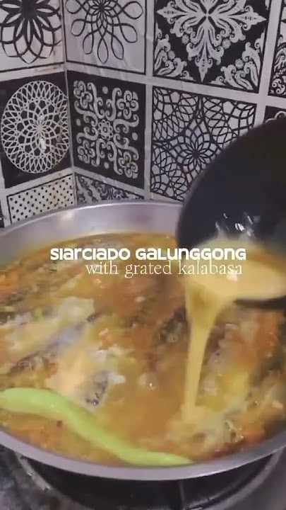 sarciadong galunggong