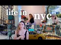 A day in my life in new york city  chat with me shopping crochet updates central park cooking