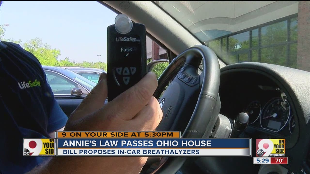 Breathalyzer ignition bill passes Ohio House YouTube