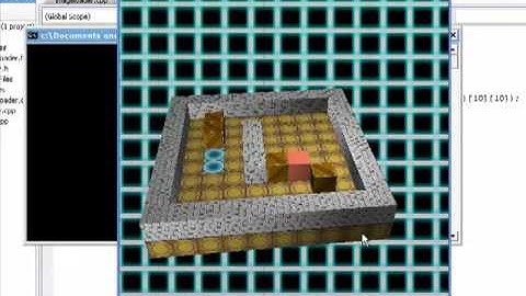 My First 3D OpenGL Game - Sokoban [ C++ & GLUT ]