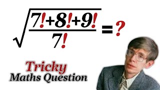 Tricky Maths Problem Solving | Can you solve this