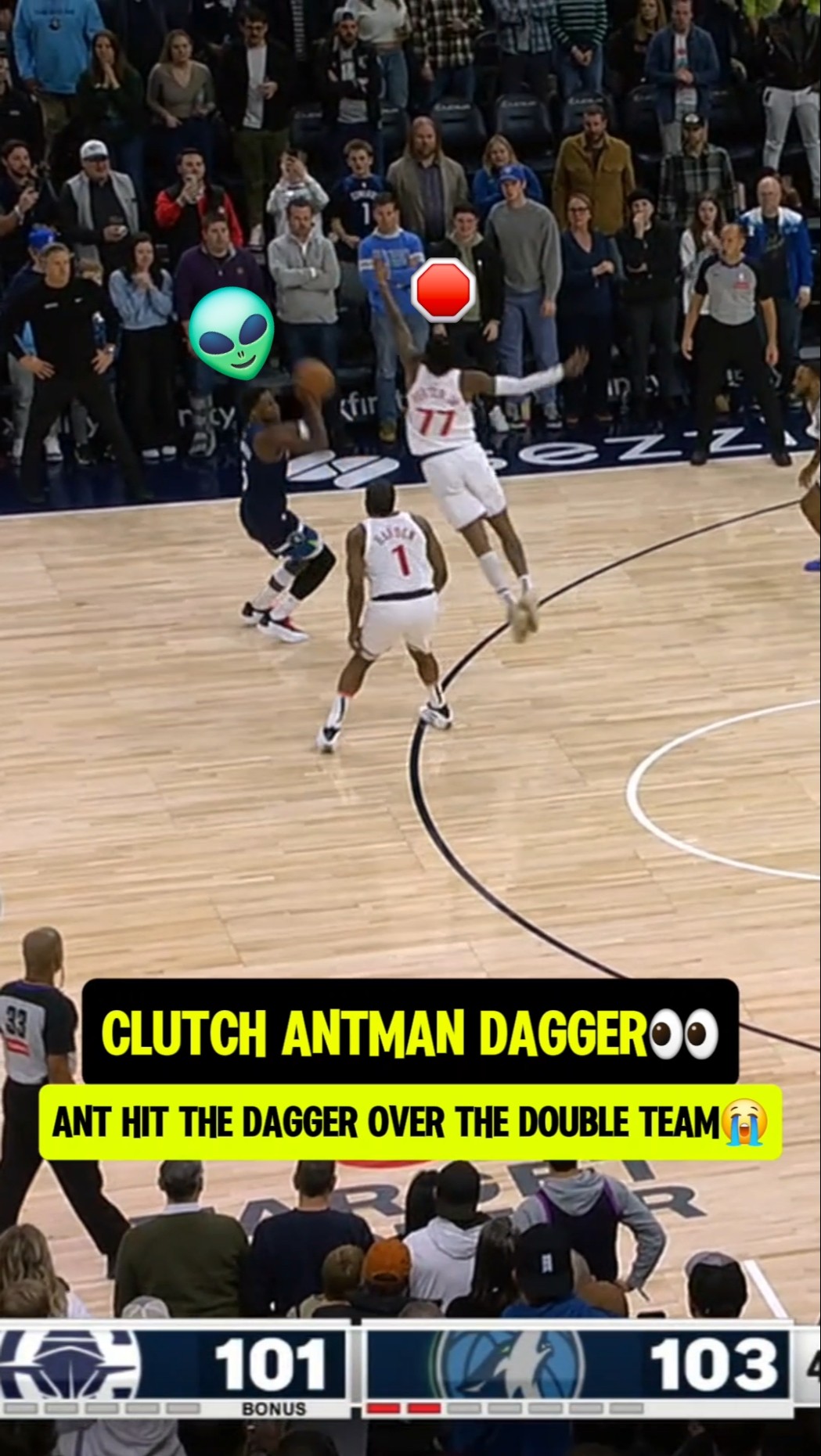 Ant had a hand in his face✋️?