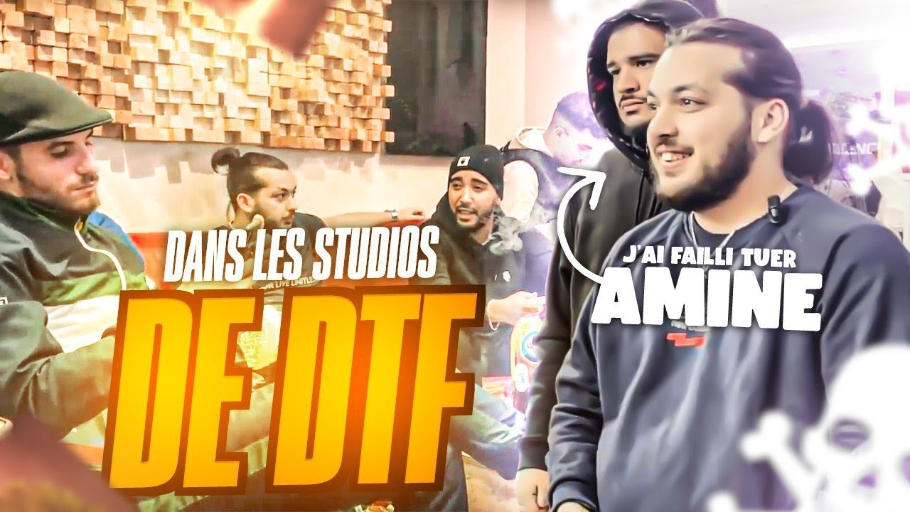DANS LES STUDIOS DE DTF ! J'AI FAILLI TUER AMINE...