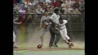 New York Mets vs Cincinnati Reds (July 22, 1986) Ray Knight Punches Eric Davis At Riverfront