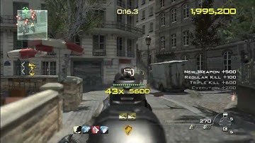 MW3 Chaos Mode - 7+ Million Score - Resistance [Solo Play] First Attempt!
