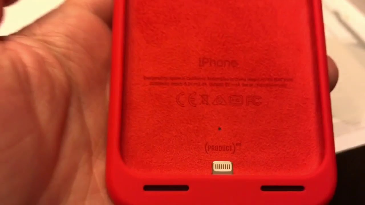 iPhone 7 Smart Battery case (PRODUCT) Red Review - YouTube