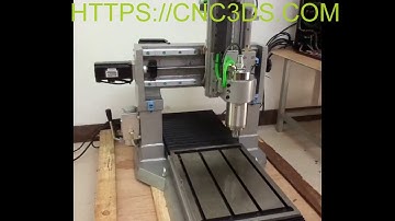 Máy cnc mini 3040 khung thép đúc