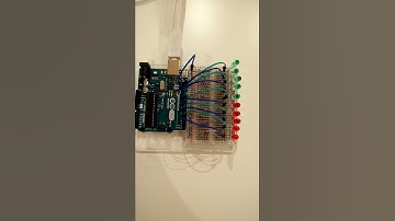 Arduino simple LED pattern (10 lights)