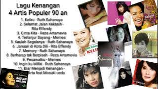 Lagu Terbaik 4 Artis Populer - Kenangan 1990 an (4)