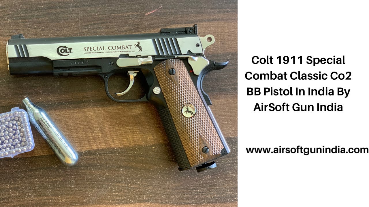 Colt 1911 Special Combat Classic Co2 BB Pistol In India By AirSoft Gun