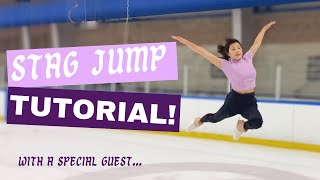 How To Do A Stag Jump  Figure Skating Split Jump Variation