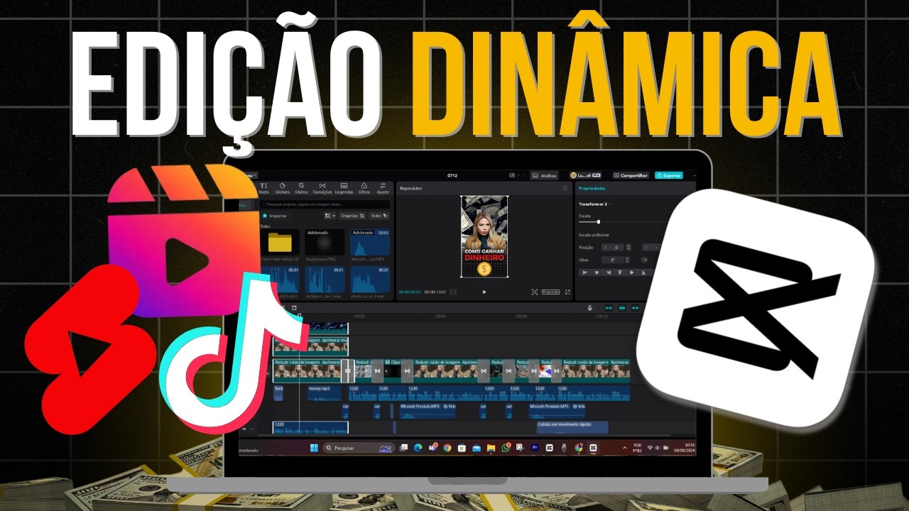 Edição Dinâmica CapCut PC: Tutorial Passo a Passo