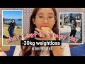 30kg weightloss  what i eat in a busy day  no meal prep needed