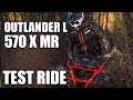 TEST RIDE: 2016 Can-Am Outlander L 570 X mr