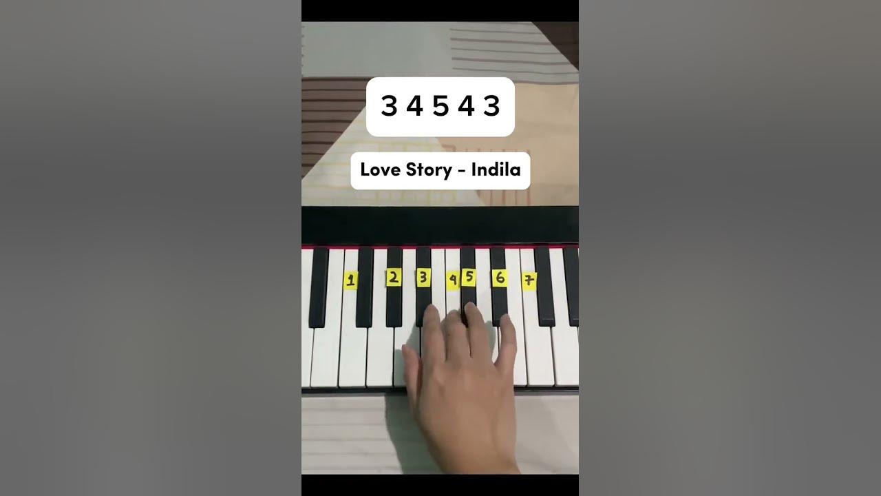 Love Story - Indila | easy tutorial #pianotutorial #lovestory #indila