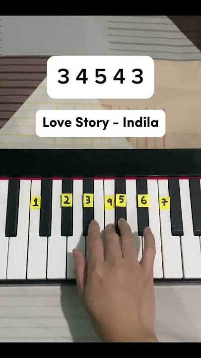 Love Story - Indila | easy tutorial #pianotutorial #lovestory #indila