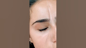EYEBROW THREADING 😍😍#eyebrowthreading #youtubeshorts #shorts